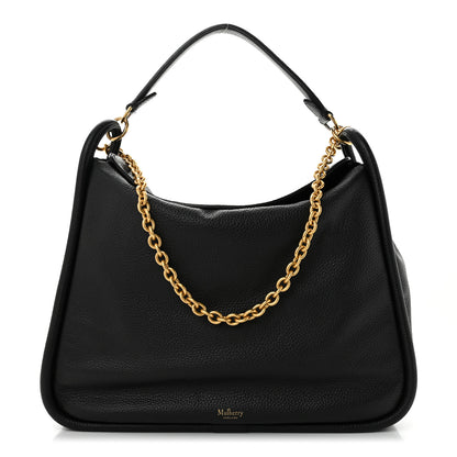 Mulberry Small Classic Grain Leighton Black 1 of 10