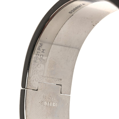 Hermes Enamel Wide Clic Clac H Bracelet PM Black 4 of 6