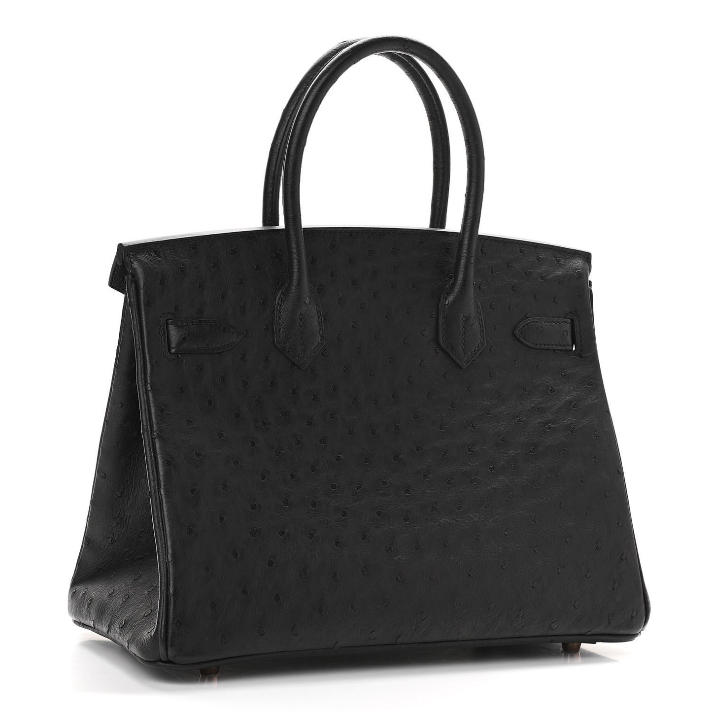 Ostrich Birkin 30 Black