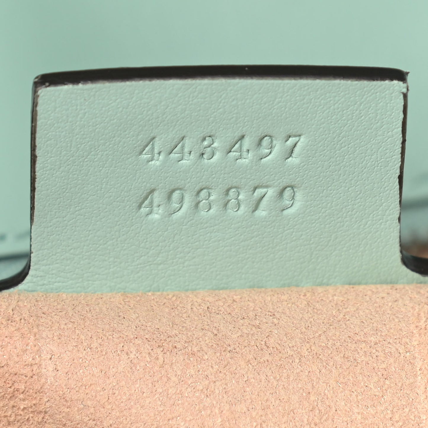 Calfskin Matelasse Small GG Marmont Shoulder Bag Water Green