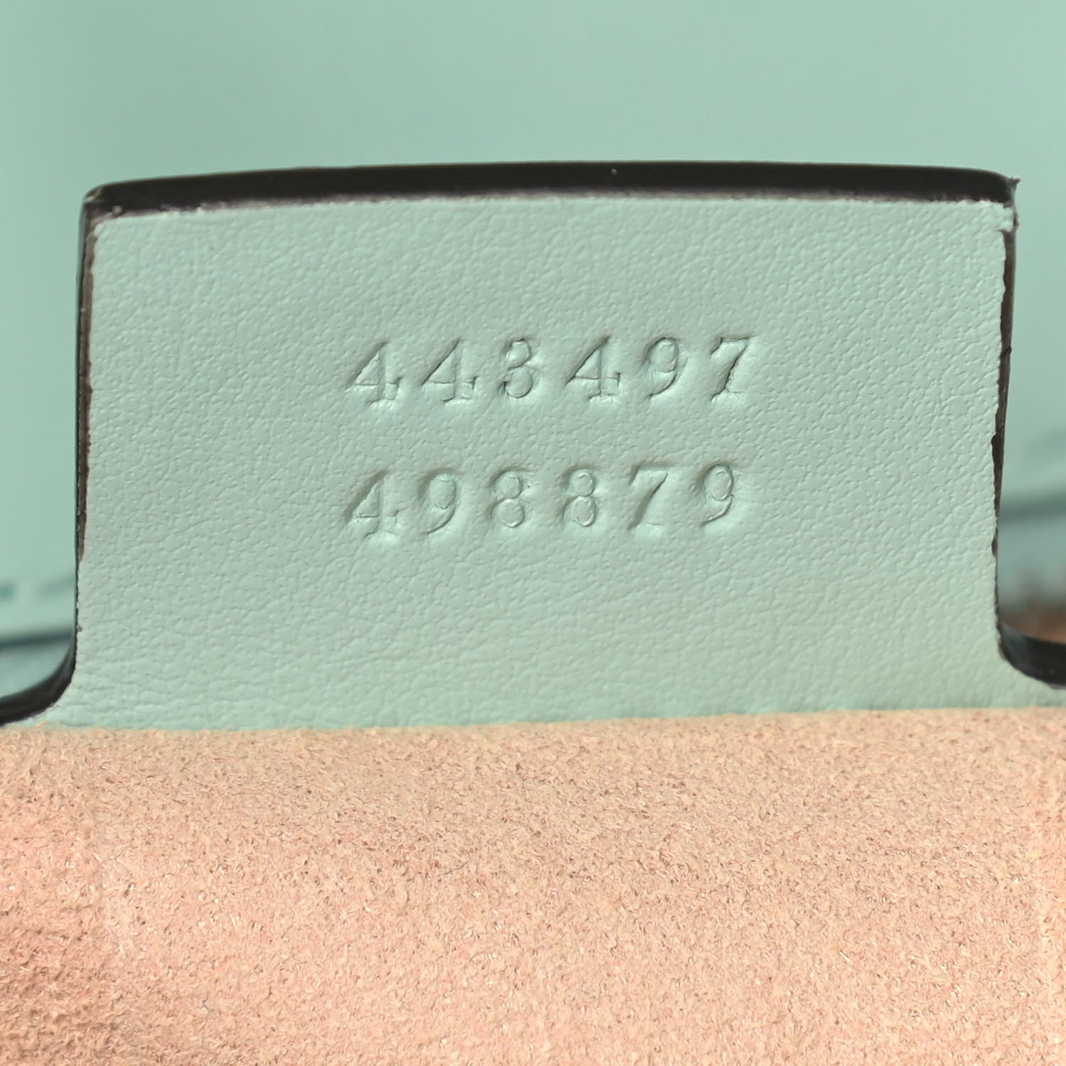 Gucci Calfskin Matelasse Small GG Marmont Shoulder Bag Water Green 7 of 11