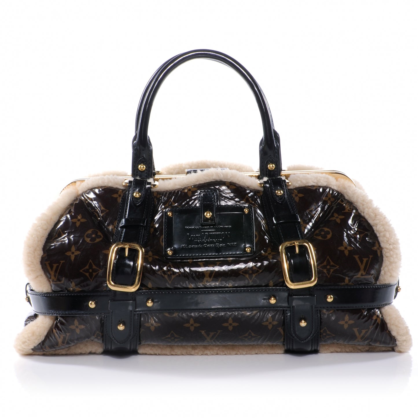 Monogram Shearling Storm Bag