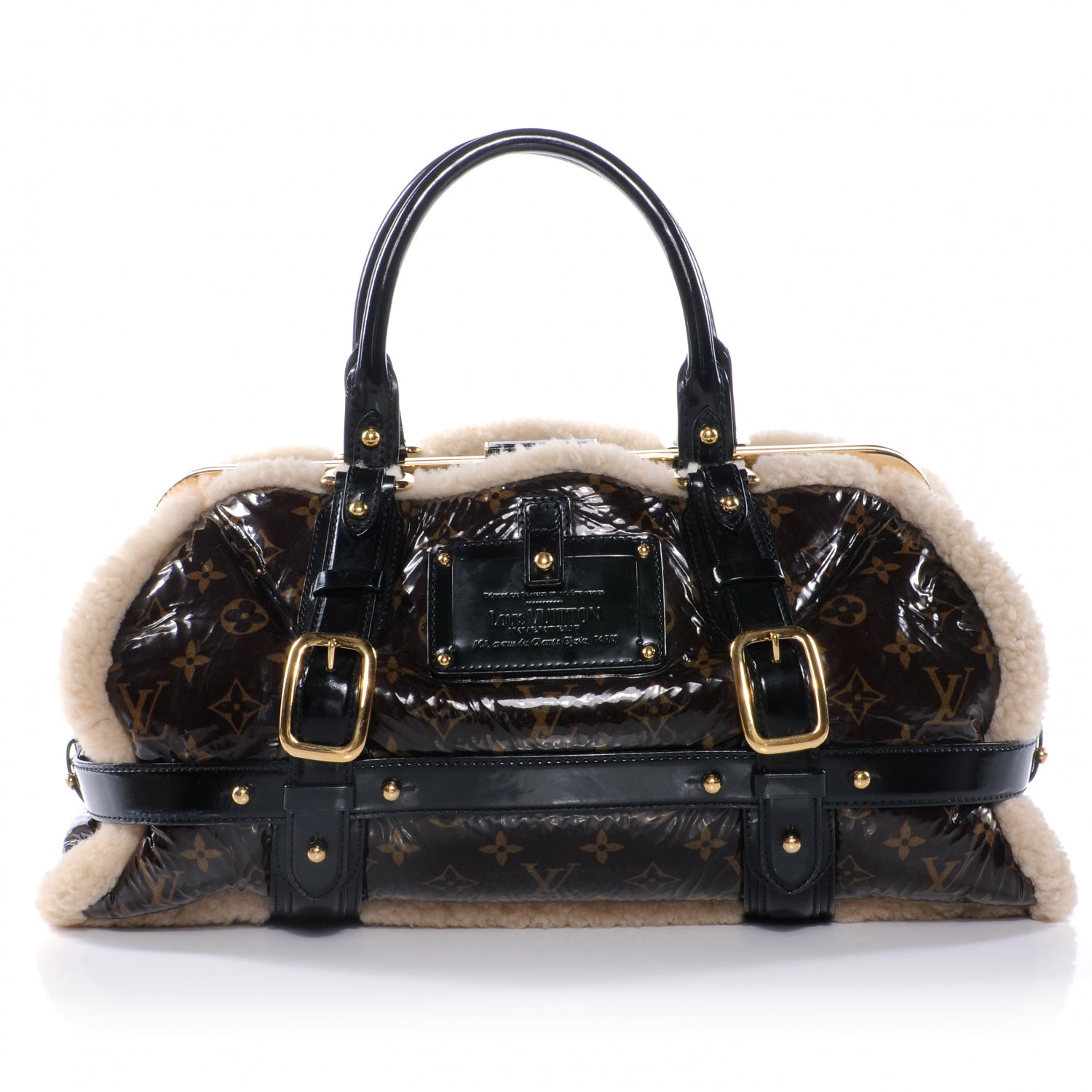 Louis Vuitton Monogram Shearling Storm Bag 1 of 8