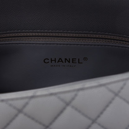 Chanel Caviar Lizard Quilted Mini Coco Handle Flap Light Blue 8 of 11