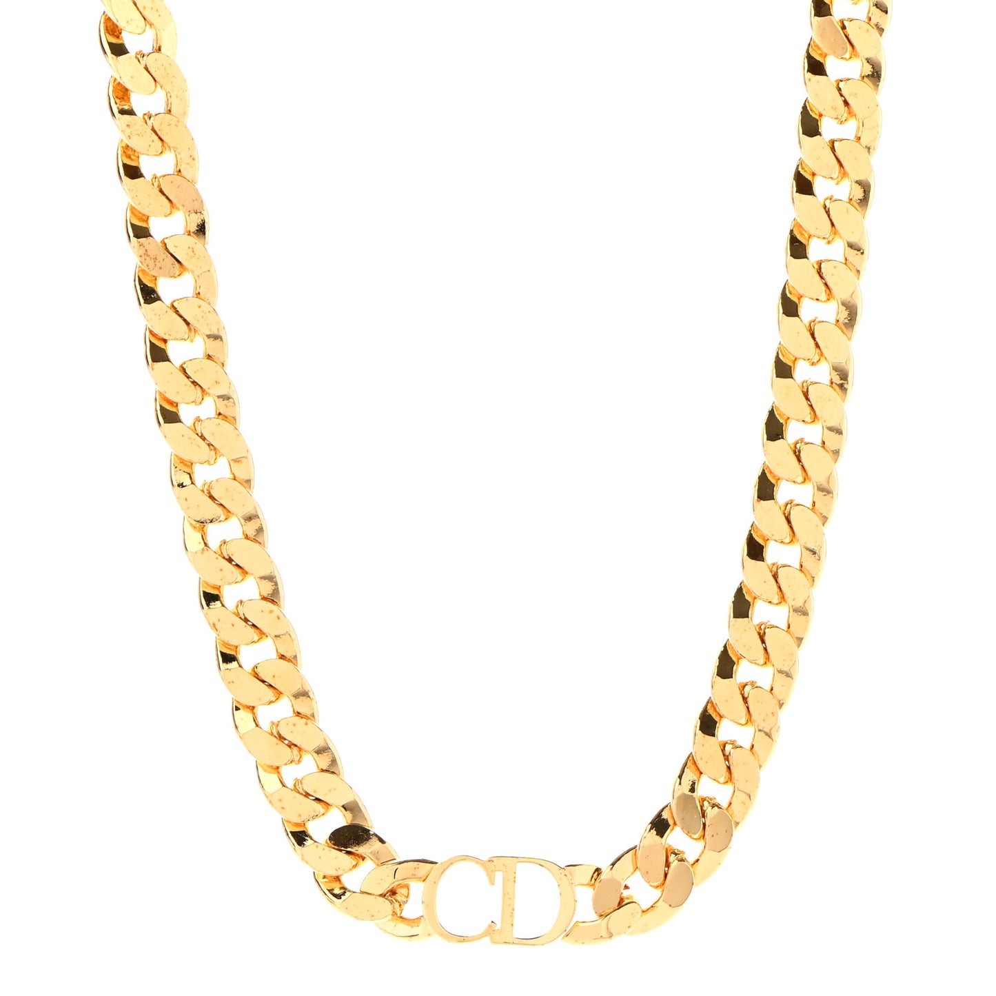 Metal Danseuse Etoile Chain Choker Necklace Gold