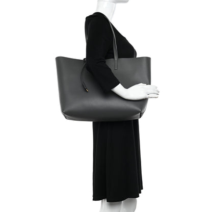 Saint Laurent Calfskin Large Shopping Tote Storm 2 of 14