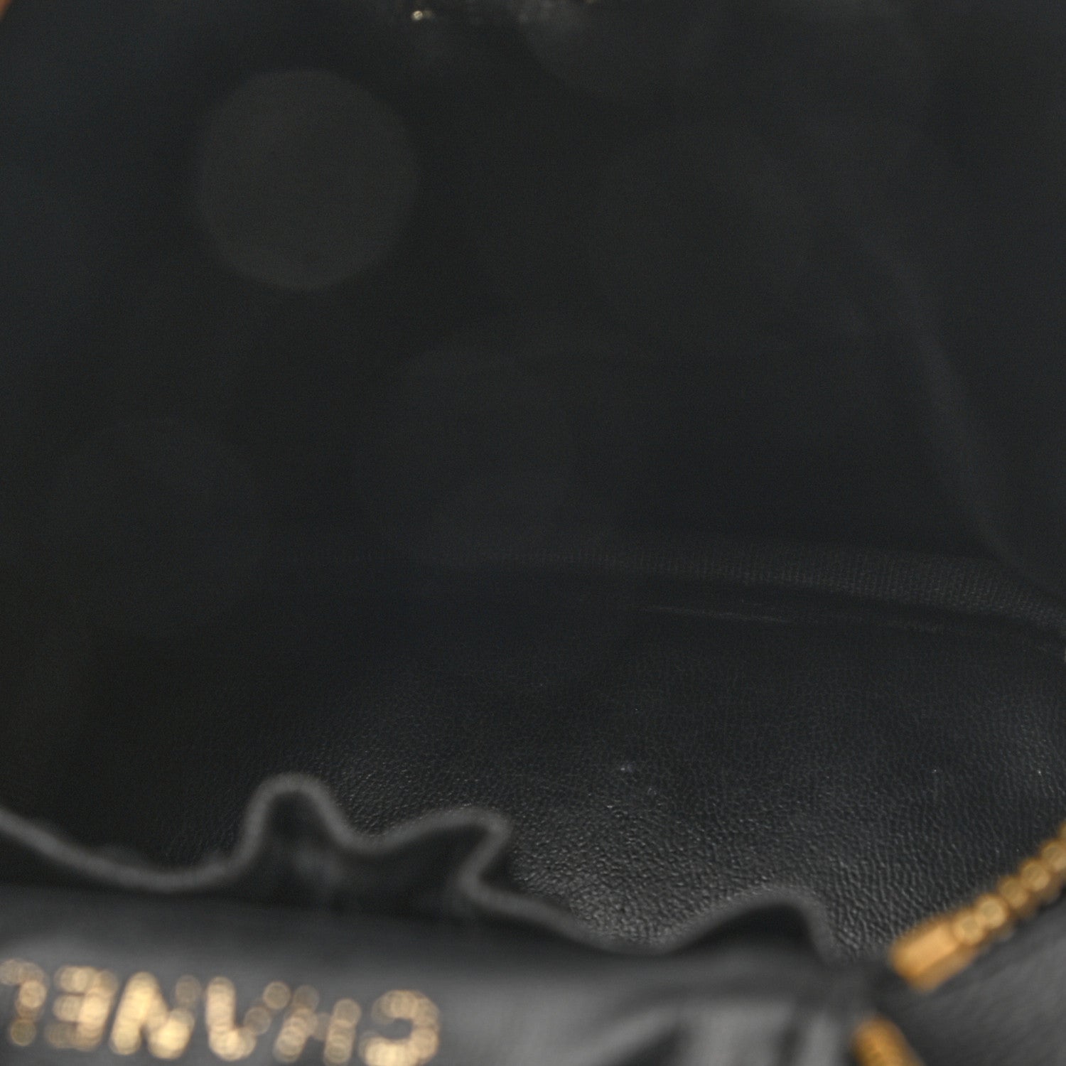 Chanel Caviar Vanity Cosmetic Case Black 9 of 11