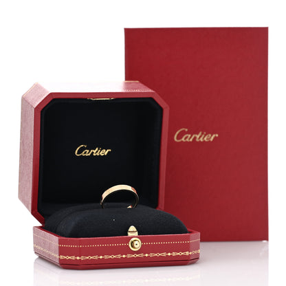 Cartier 18K Yellow Gold 3.5mm LOVE Wedding Band Ring 56 7.5 5 of 5
