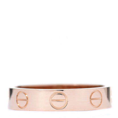 Cartier 18K Pink Gold 3.5mm LOVE Wedding Band Ring 47 4 3 of 5