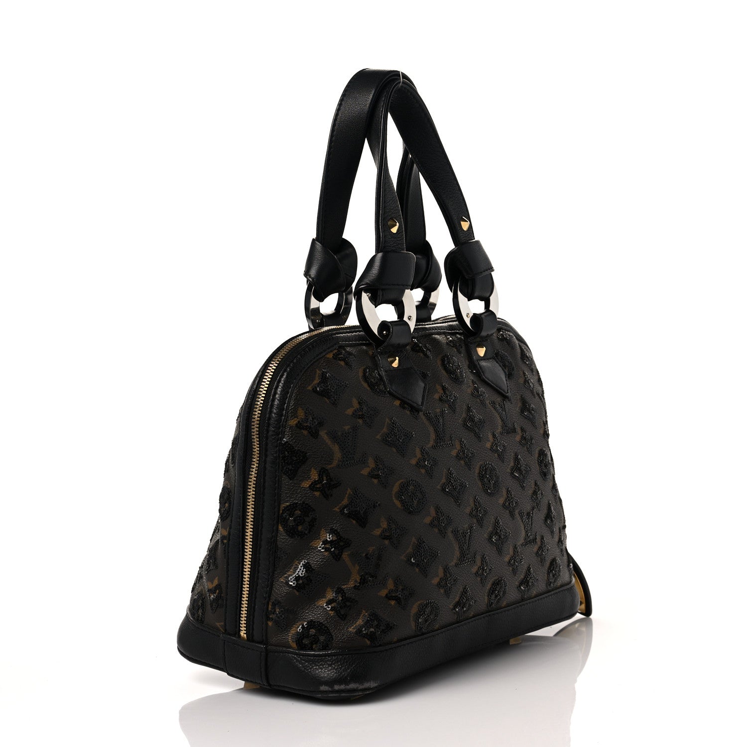 Louis Vuitton Monogram Sequins Eclipse Alma Black 3 of 13
