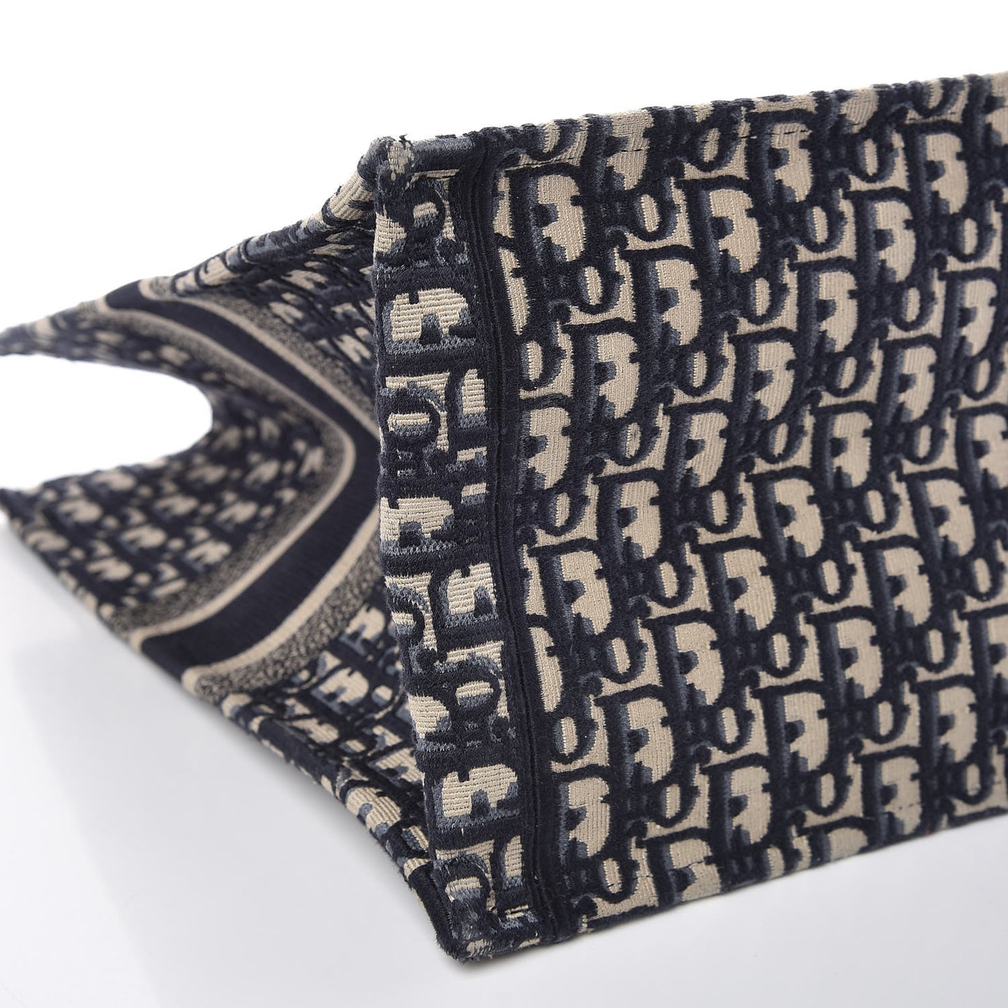 Oblique Book Tote Blue Multicolor