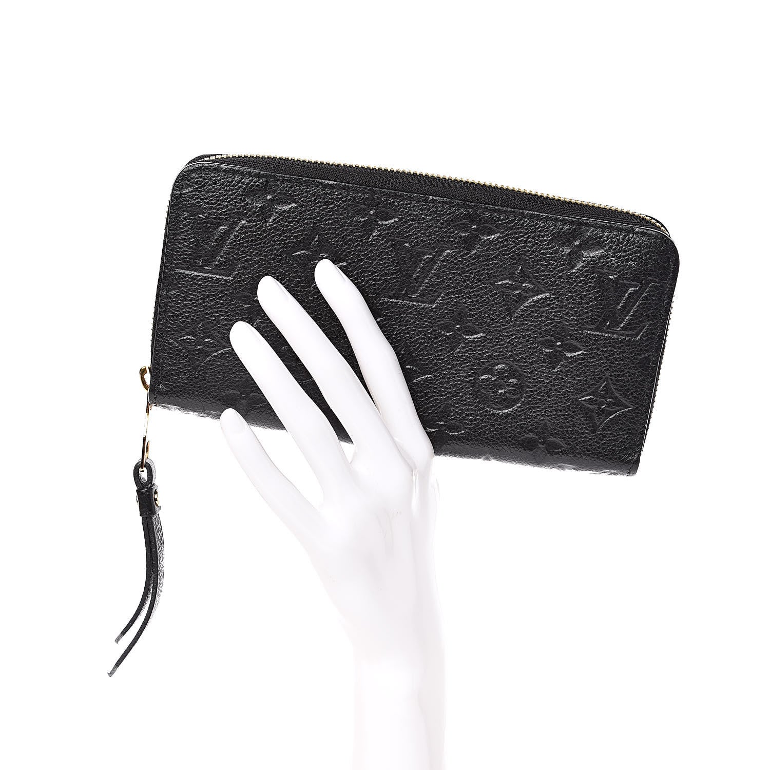 Louis Vuitton Empreinte Zippy Wallet Black 2 of 7