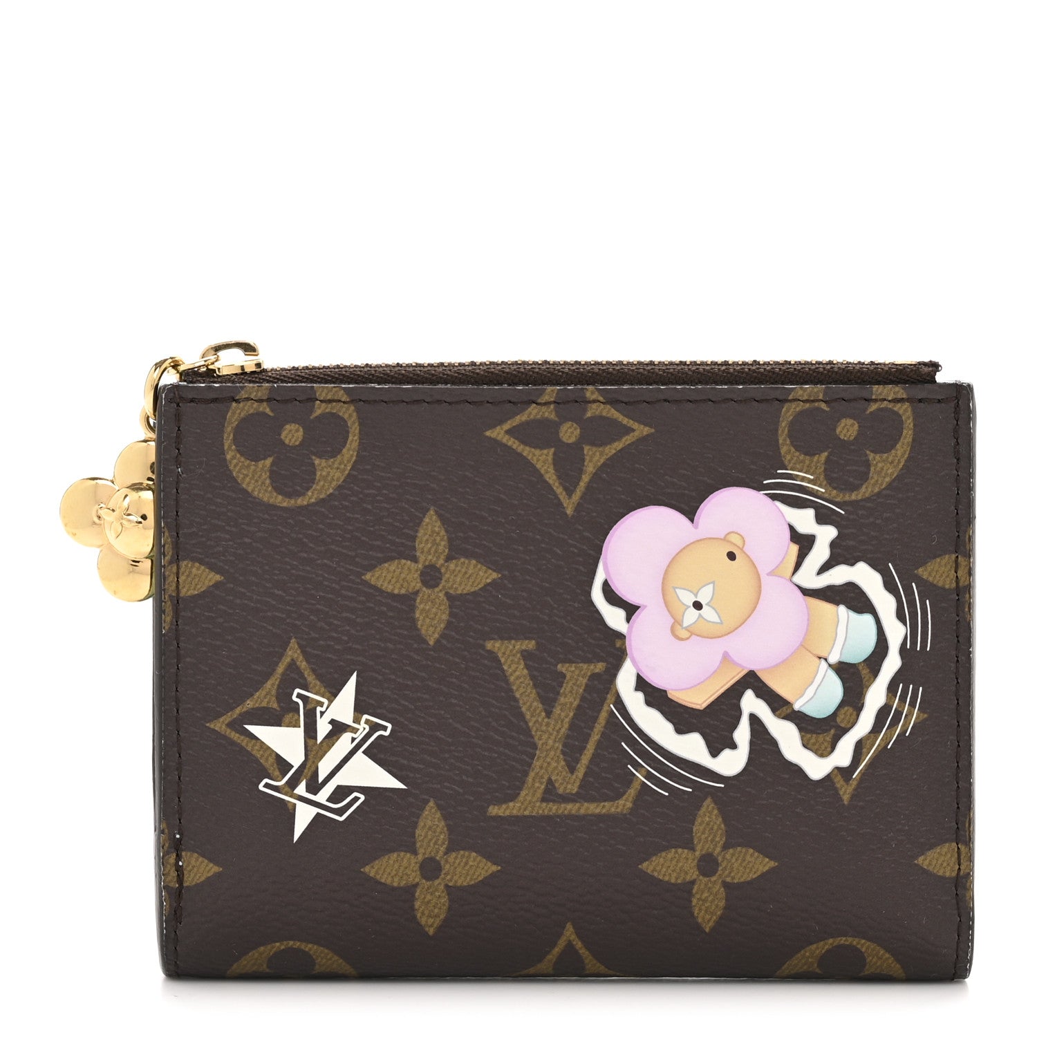 Louis Vuitton Monogram Snow Show Lisa Wallet Azur Frost 1 of 10