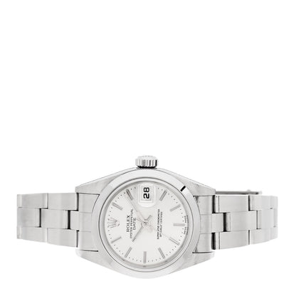 Rolex Stainless Steel 26mm Oyster Perpetual Date Watch Silver 79160 2 of 5
