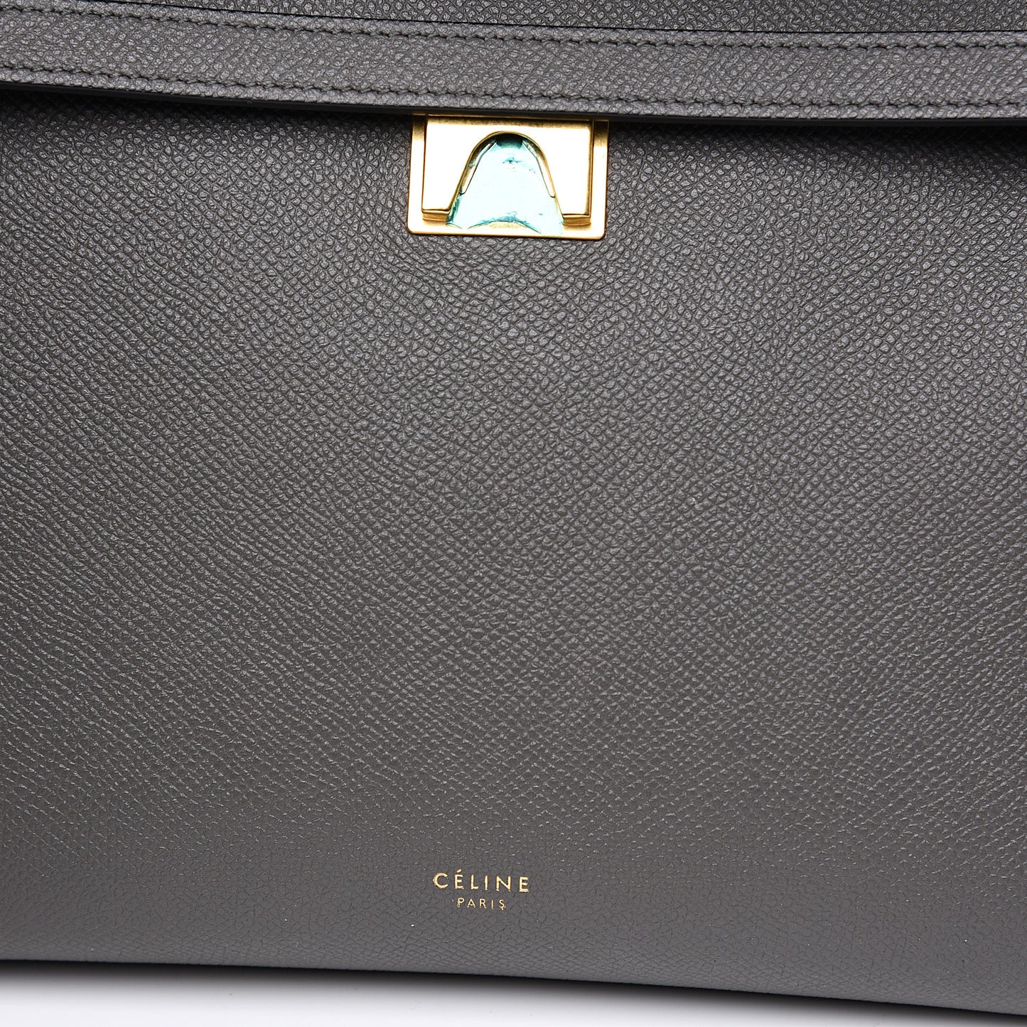 Grained Calfskin Mini Belt Bag Grey