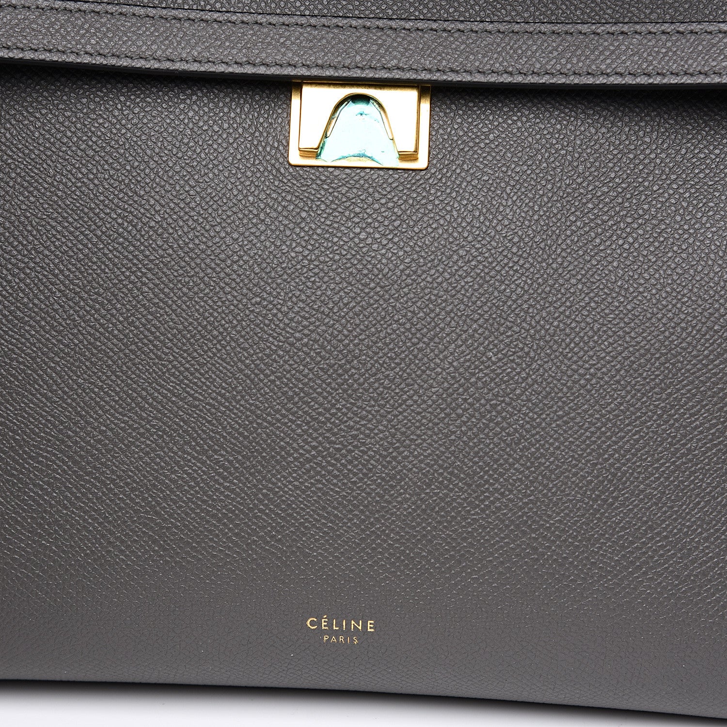Celine Grained Calfskin Mini Belt Bag Grey 6 of 9