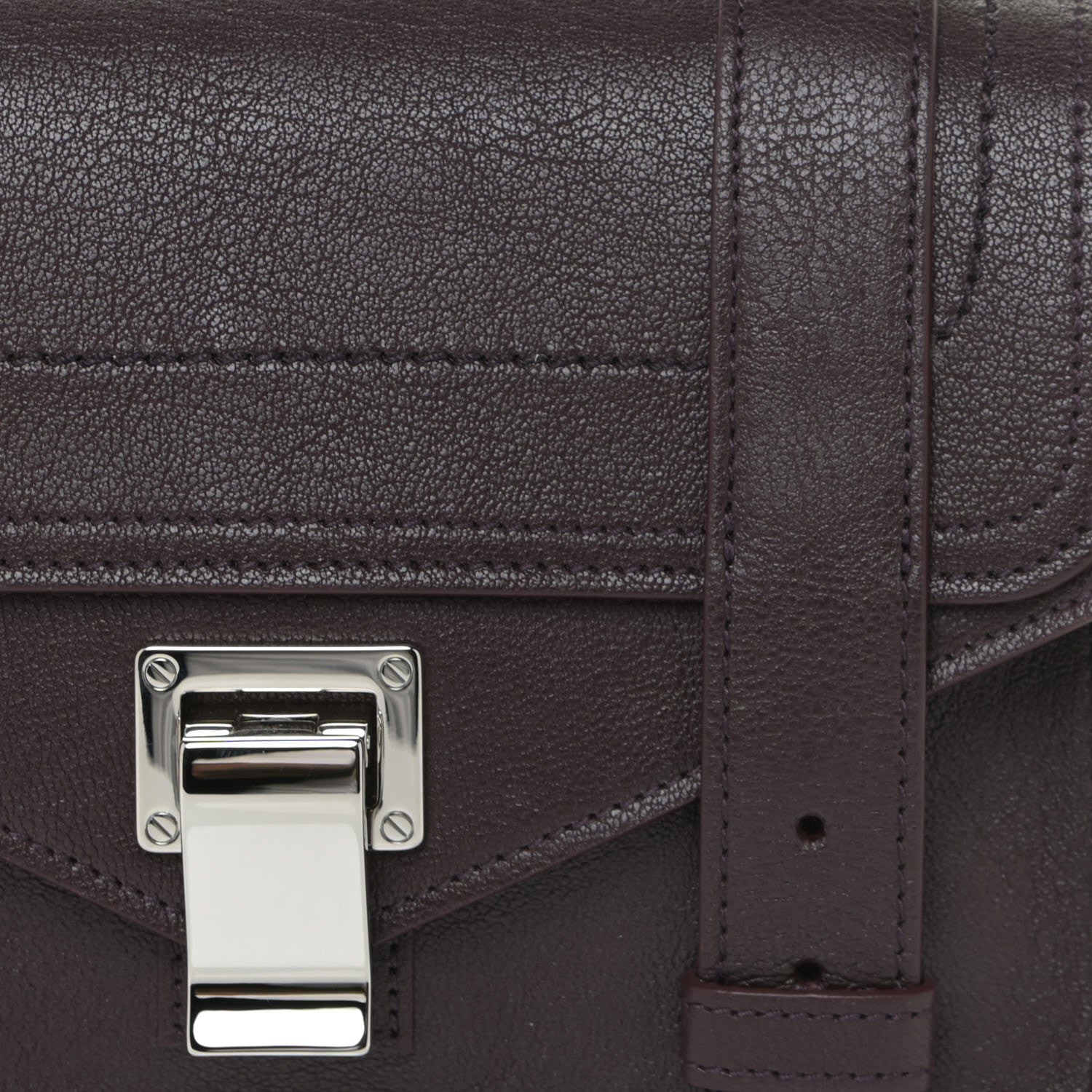Proenza Schouler Lambskin PS1 Mini Crossbody Chocolate Plum 7 of 10