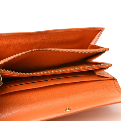 Louis Vuitton Epi Sarah Wallet Mandarin 4 of 4