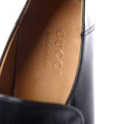 Gucci Goatskin Mens Horsebit Loafers 8 Black 8 of 11