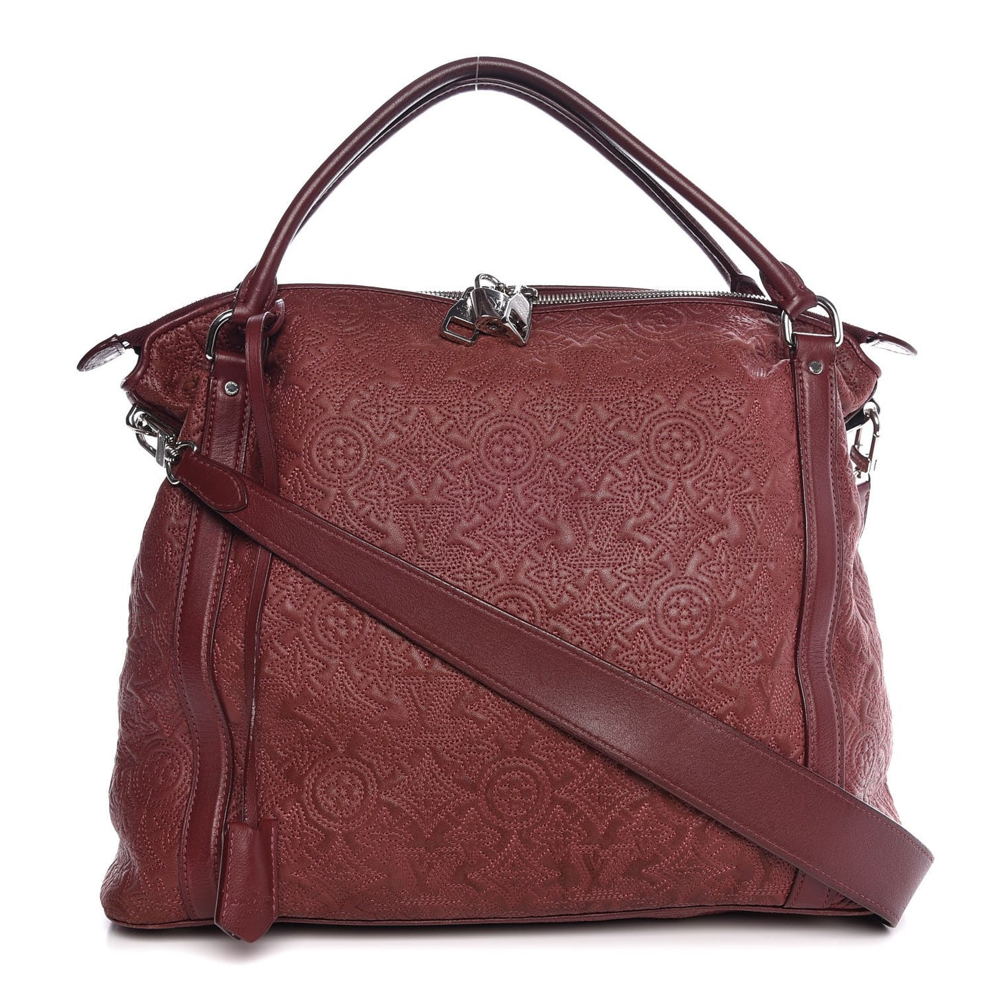 Monogram Lambskin Antheia Ixia MM Fuchsia