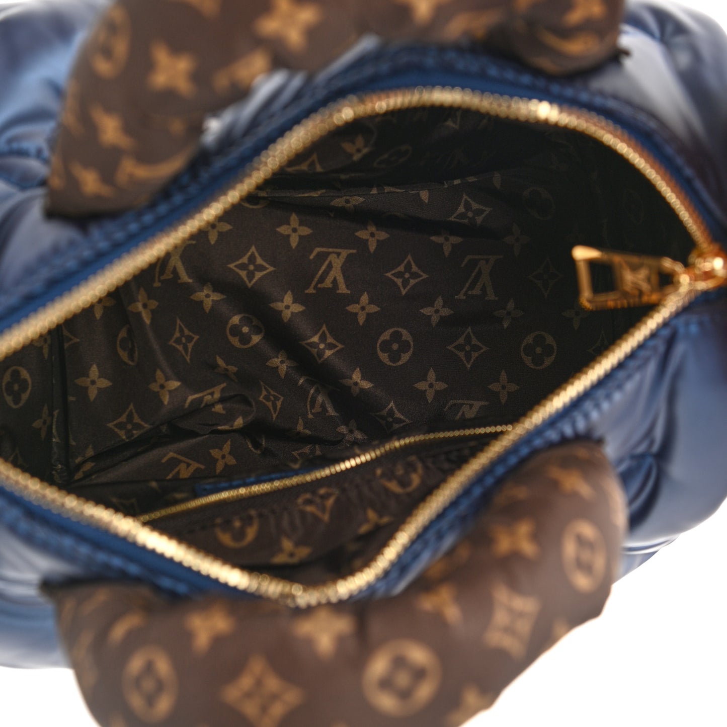 Econyl Mini Monogram Pillow Speedy Bandouliere 25 Navy