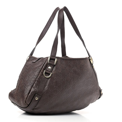 Gucci Guccissima Medium Abbey Shoulder Bag Chocolate 4 of 12