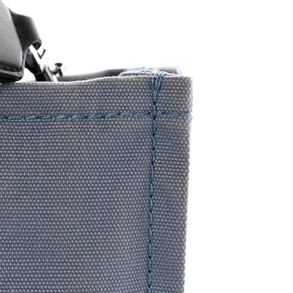 Marc Jacobs Cotton Canvas Medium The Traveler Tote Bag Blue Shadow 9 of 10