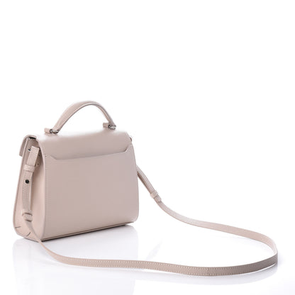 Saint Laurent Grain de Poudre Mini Classic Monogram Cassandra Top Handle Marble Pink 3 of 8