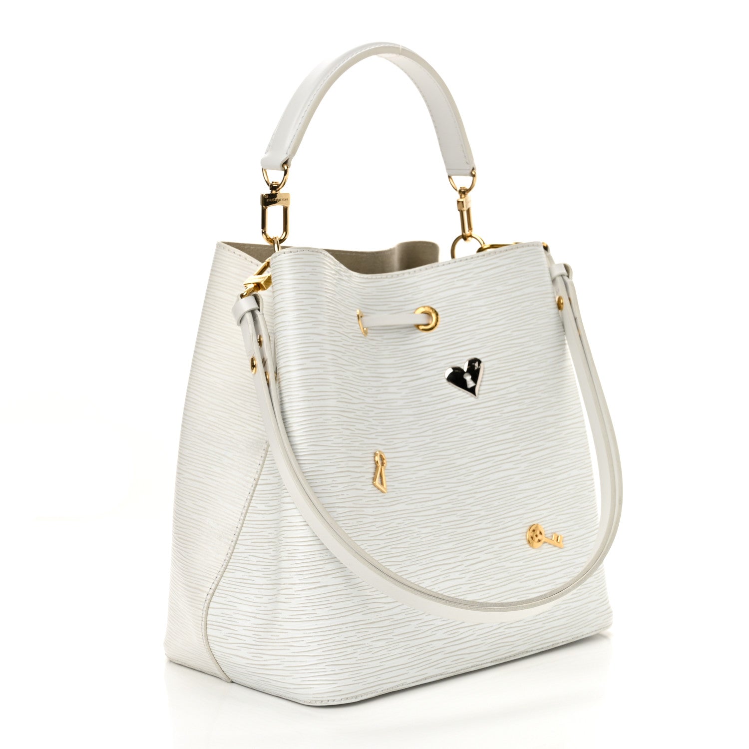 Louis Vuitton Epi Love Lock NeoNoe White 3 of 18