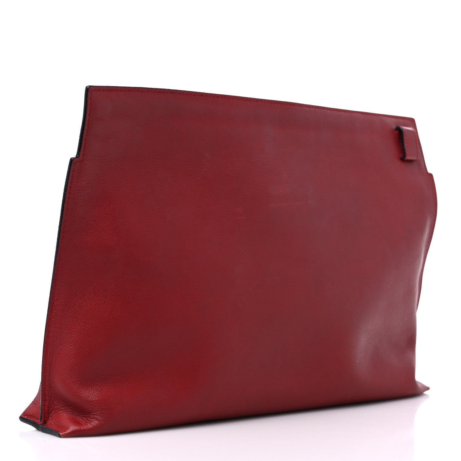 Loewe Calfskin T Pouch Red 3 of 14