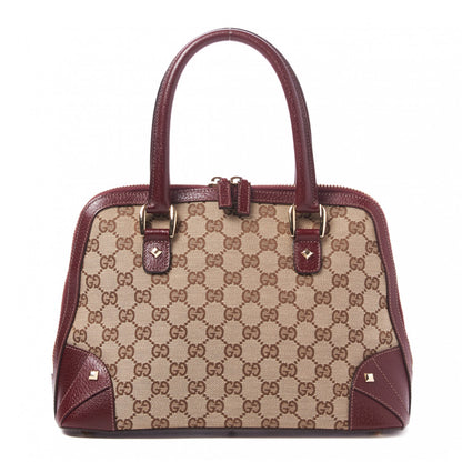 Gucci FF Monogram Medium Horsebit Nail Dome Bag Burgundy 1 of 8