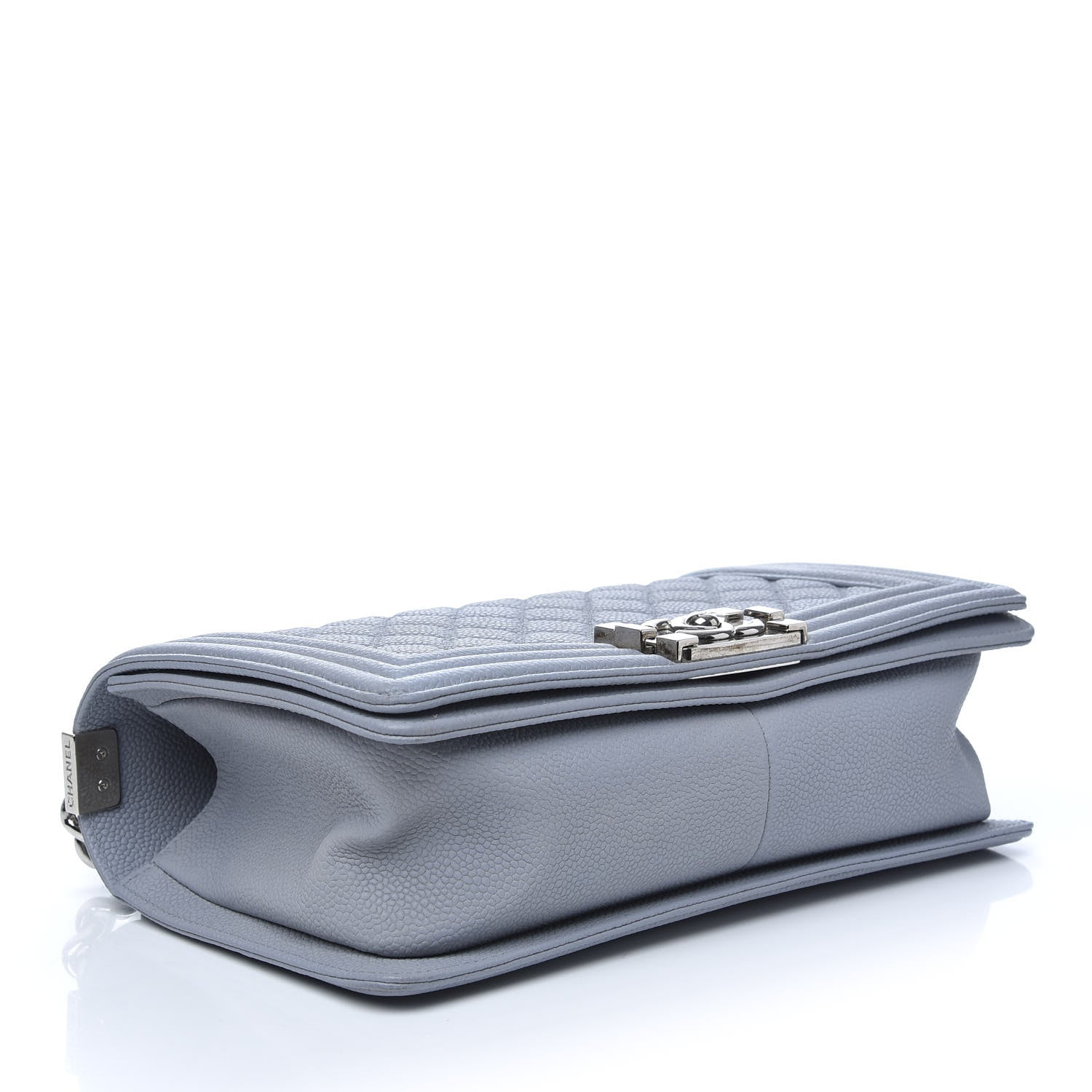 Chanel Caviar Quilted Medium Boy Flap Blue 4 of 9