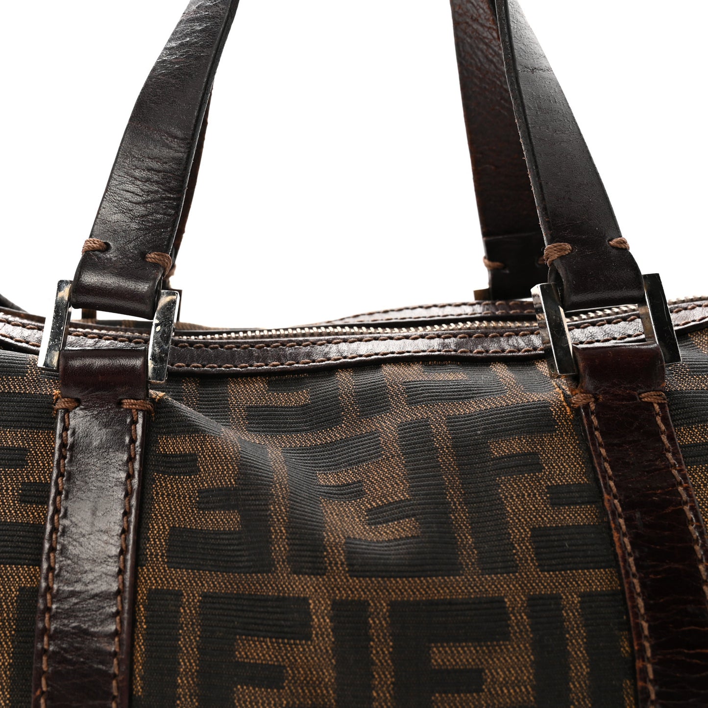 Zucca Mini Boston Satchel Tobacco