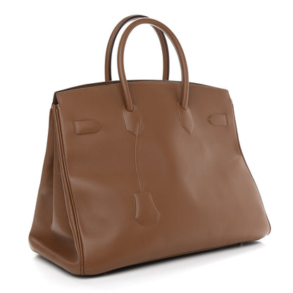 Hermes Swift Birkin Shadow 35 Alezan 3 of 9