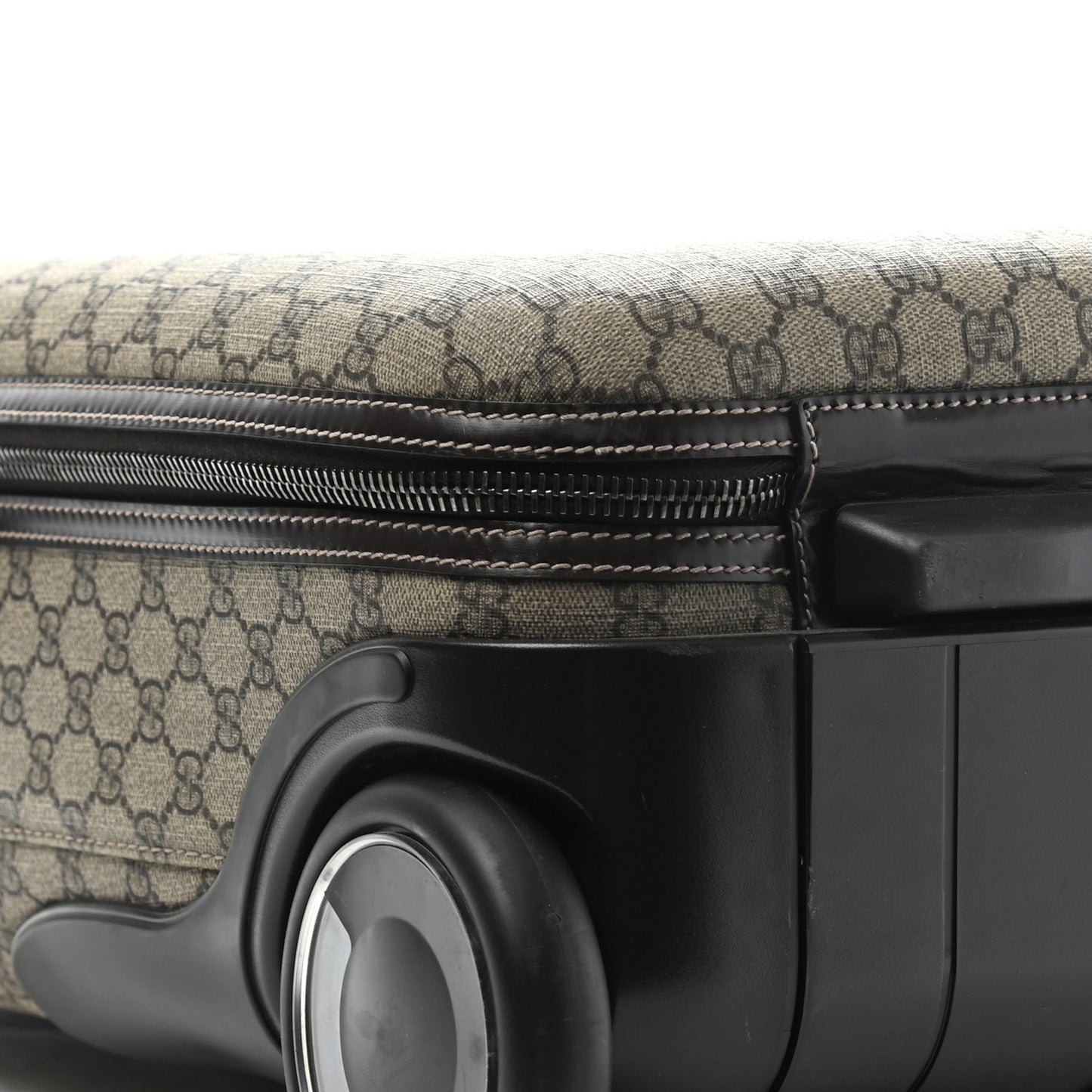 GG Plus Monogram Small Interlocking G Trolley Brown