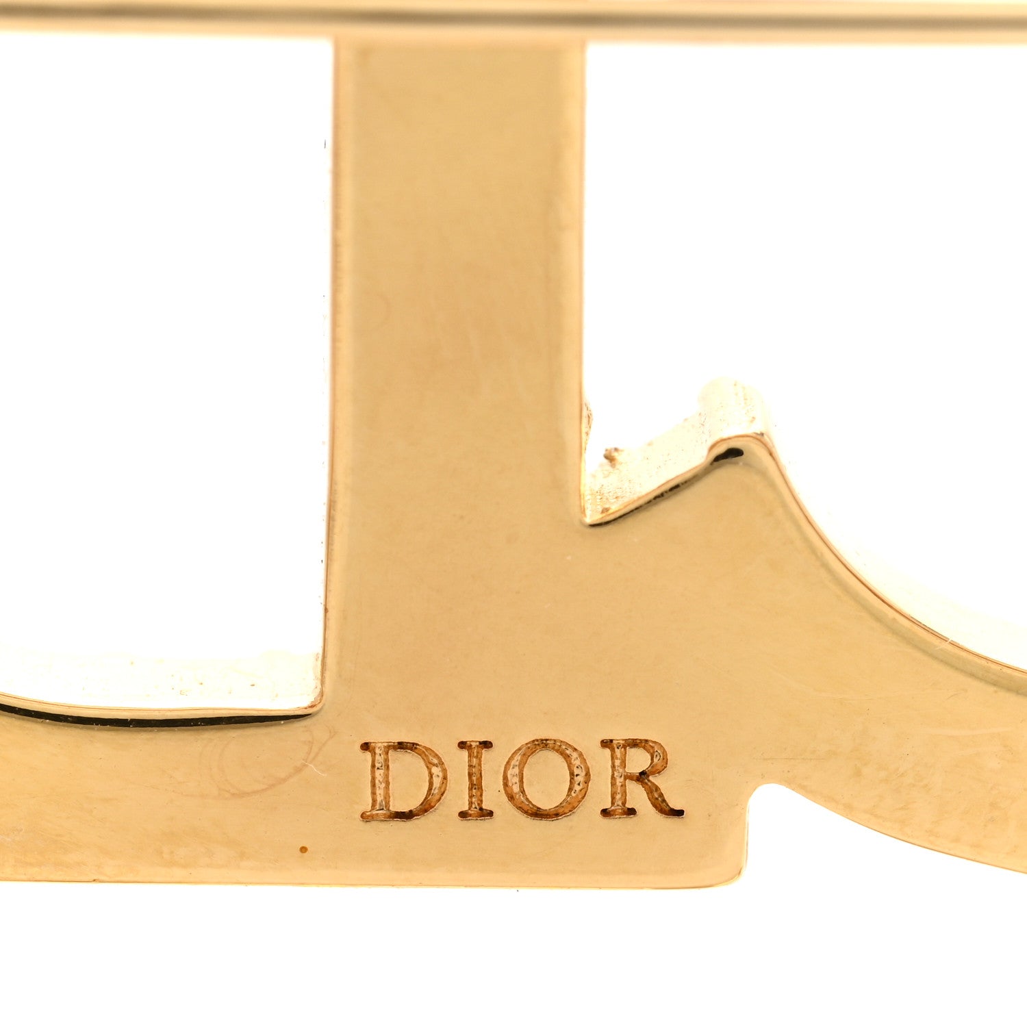 Christian Dior Crystal Pearl Clair D Lune Brooch Gold 4 of 4