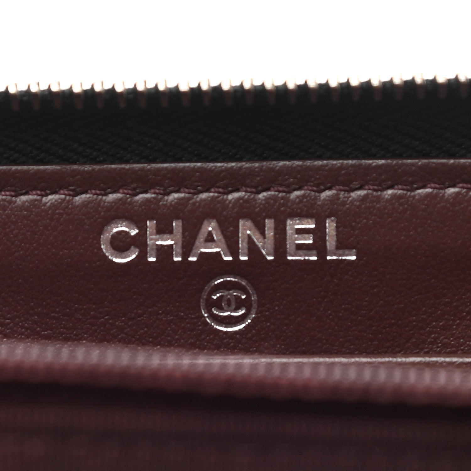 Chanel Caviar Quilted Large Gusset Zip Around Wallet Black 6 of 11