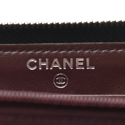 Chanel Caviar Quilted Large Gusset Zip Around Wallet Black 6 of 11