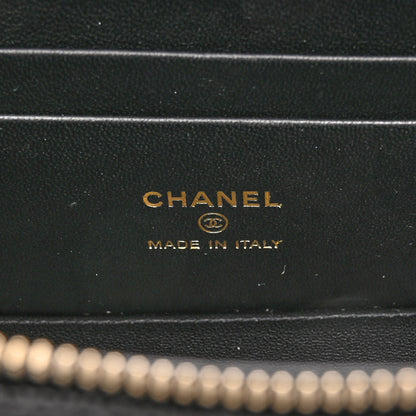 Chanel Caviar Quilted Sweetheart Vanity Case Black 6 of 12