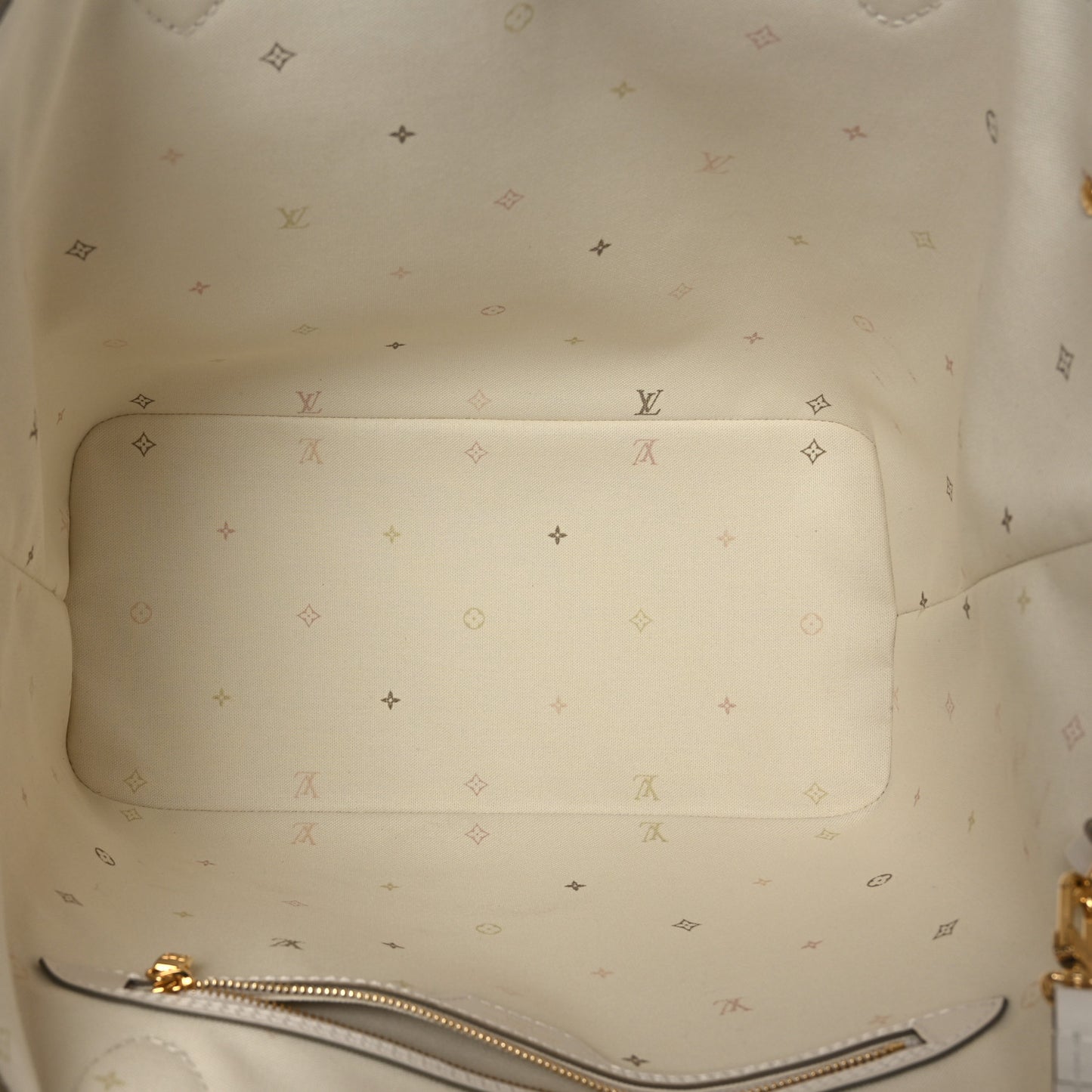 Monogram Giant Spring In The City Neverfull MM Sunset Kaki