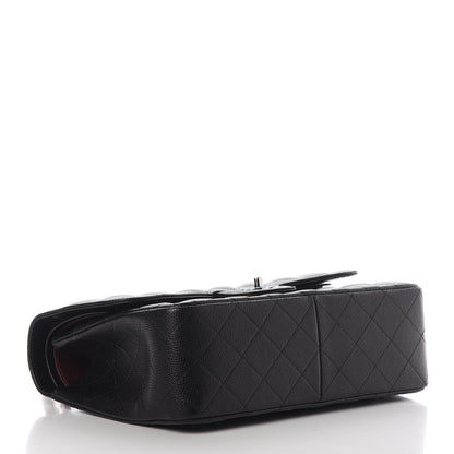 Chanel Caviar Quilted Jumbo Double Flap Black 5 of 12