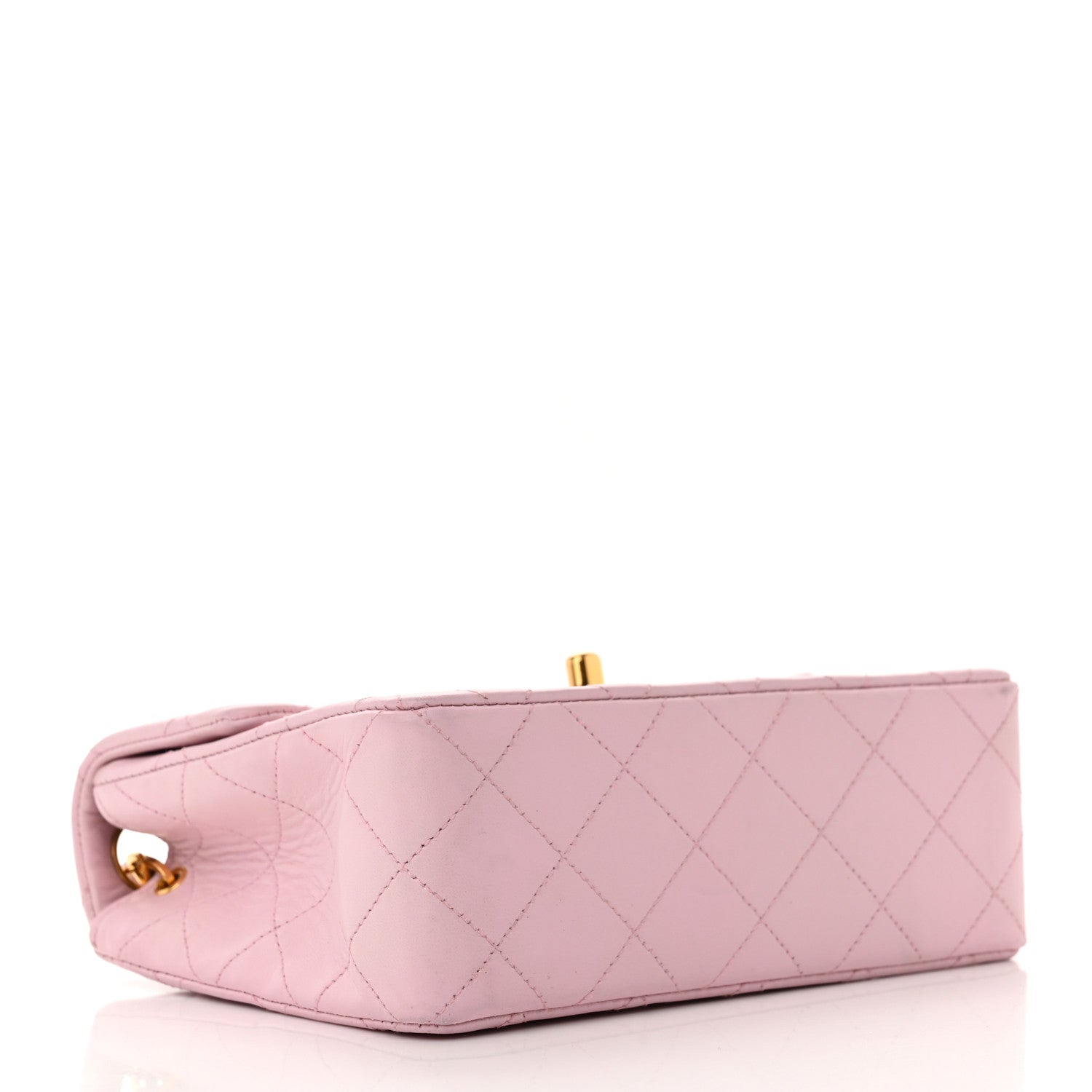 Chanel Lambskin Quilted Mini Square Flap Bag Light Pink 4 of 12