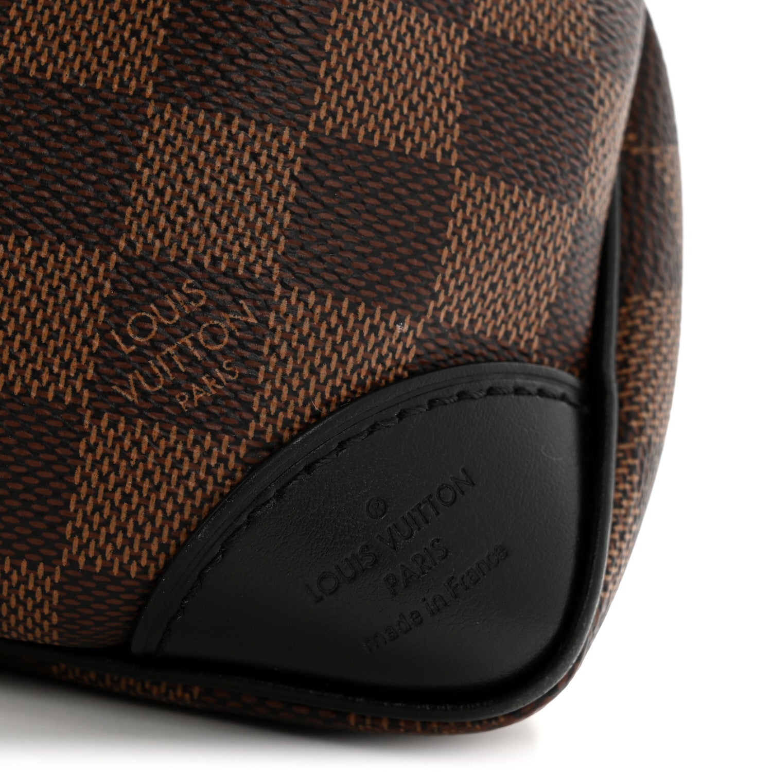 Louis Vuitton Damier Ebene Odeon PM Black 6 of 14