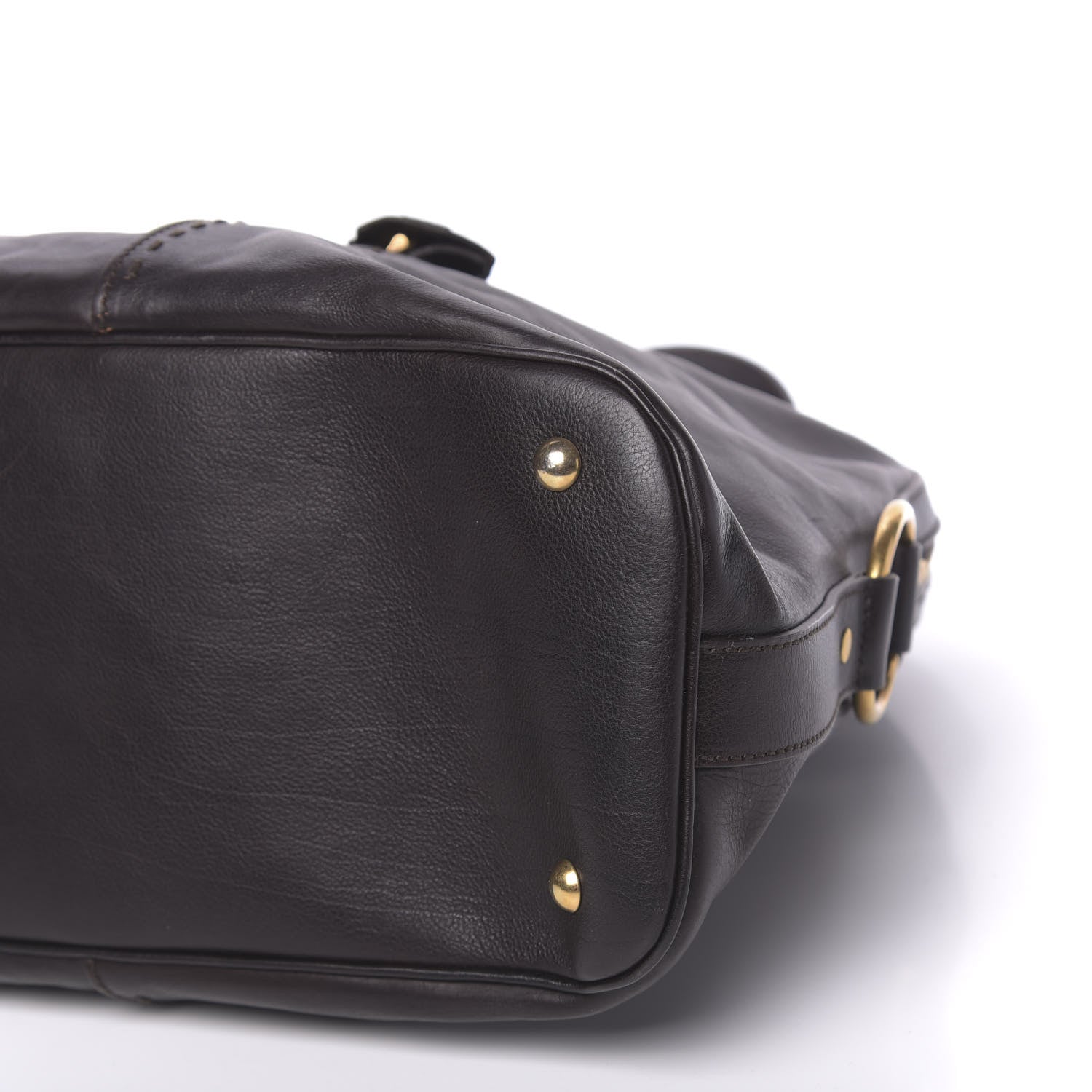 Saint Laurent Calfskin Oversized Muse Brown 10 of 10