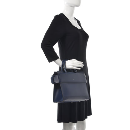 Givenchy Calfskin Small Horizon Satchel Navy 2 of 7