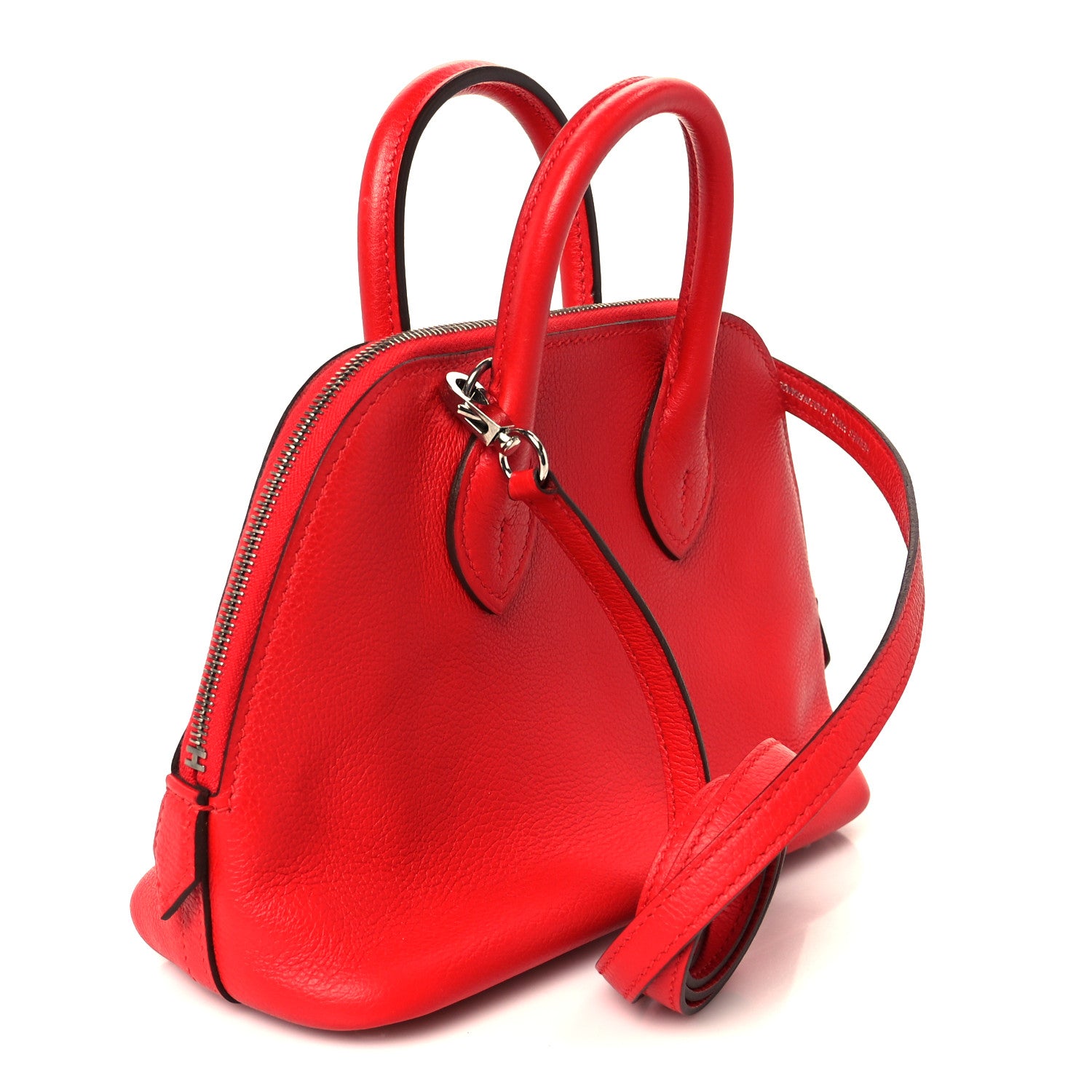 Hermes Chevre Mysore Mini 1923 Bolide Rouge De Coeur 3 of 10