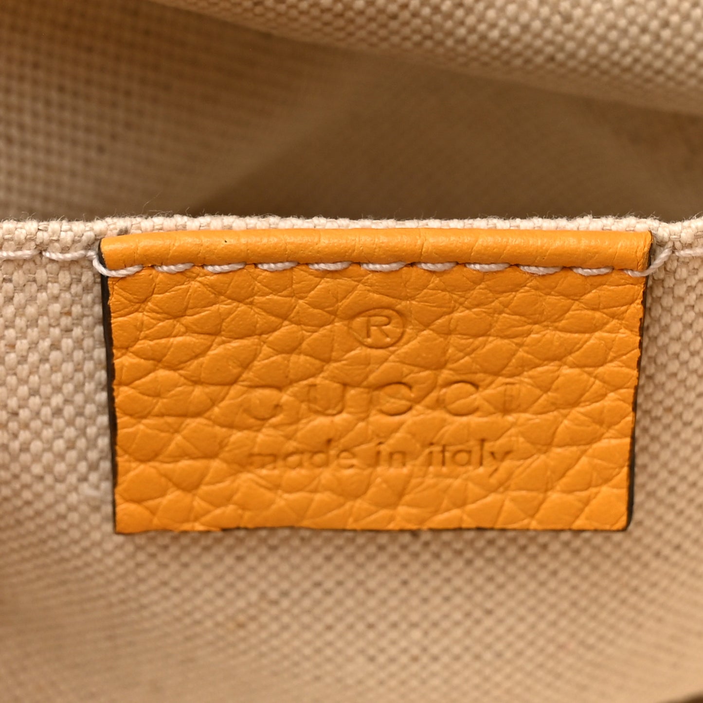 Cellarius Calfskin Medium Bamboo Backpack Orange