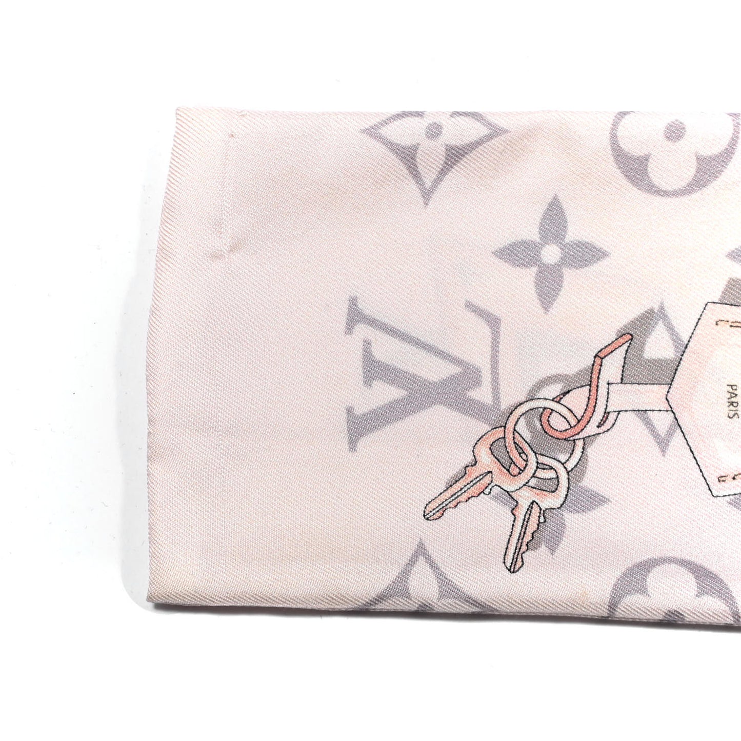 Silk Monogram Confidential Bandeau Light Pink