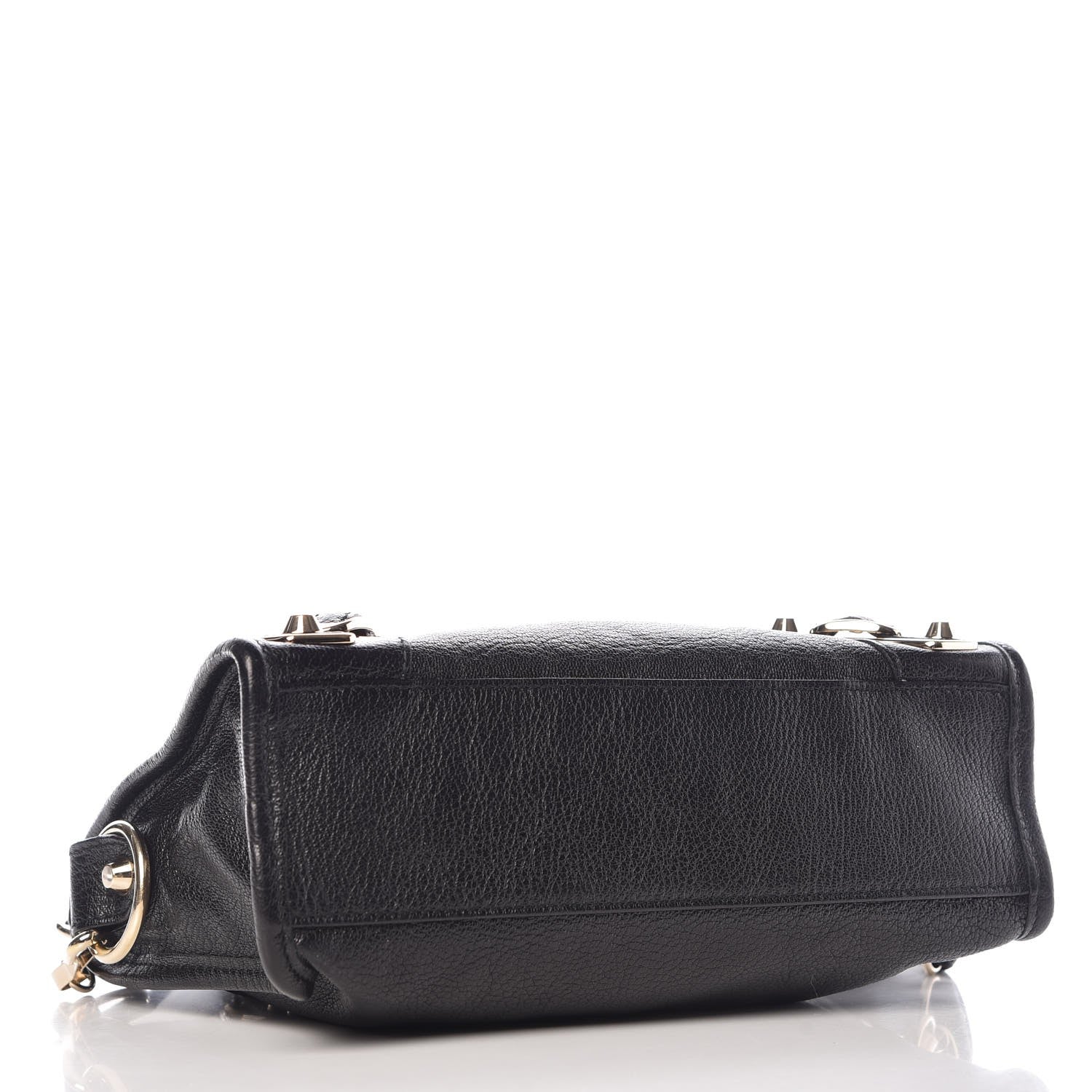 Balenciaga Chevre Gold Metallic Edge Hardware Mini City Black 5 of 12
