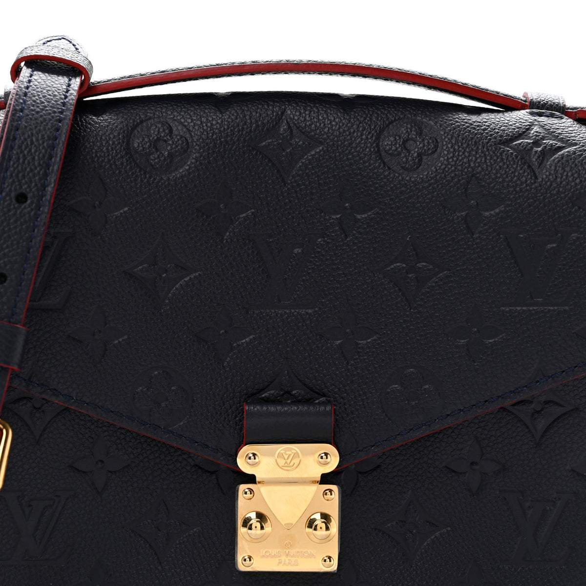 Louis Vuitton Empreinte Pochette Metis Marine Rouge 7 of 9